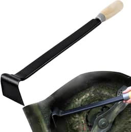 Grasmaaier Dek Schraper - Gazononderhoud Gereedschap - Maaier Onderhoud - Roestbestendig Staal - 40 cm Lengte - Grijs — thumbnail 1