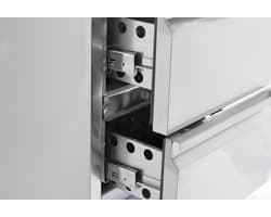 Combisteel Koelwerkbank 109L - 2 laden 1/1 GN - +2/+8°C - 0.12kW - 230V - 435x700x870mm