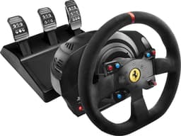 Thrustmaster T300 Ferrari Integral - Racestuur met 3 pedalen - Force Feedback - voor PS5 / PS4 / PC — thumbnail 1
