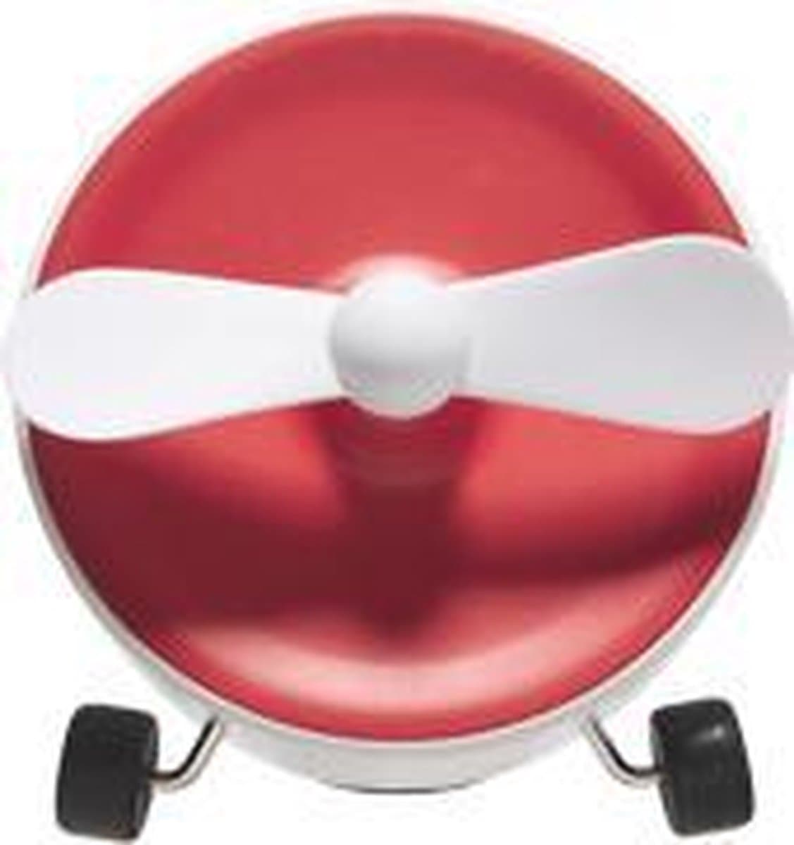 PouT Ears 1 Speaker Ventilator – Bluetooth Speaker met Ventilator – Rood/Wit — afbeelding 1