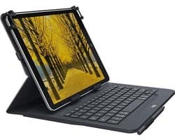 Logitech Keyboard Universal + Foliohülle Bluetooth 3.0 [DEU] QWERTZ (920-008337)(bl) VE 1 Stück — afbeelding 1