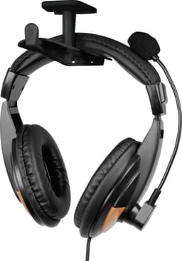 Deltaco GAM-062 Headset houder voor Twee Headsets - Zwart — thumbnail 4