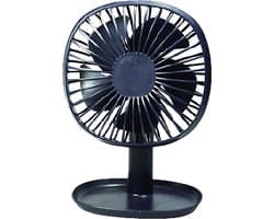 Guardo ventilator oplaadbaar via USB Blauw — afbeelding 1
