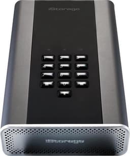 iStorage diskAshur DT2 - externe harde schijf - 1 TB - Cijfercode - Zwart - Grafiet — thumbnail 4