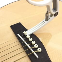 Gitaar Capo - Akoestisch -  Klassiek - Elektrisch - Deluxe Capo - Blauw — thumbnail 4