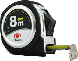 Q Flexx Rolbandmaat - Abs-behuizing Met Uv-laag - 8 M — thumbnail 1
