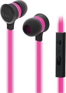 iLuv Neon Glow mobiele hoofdtelefoon Stereofonisch In-ear Roze Bedraad — thumbnail 1
