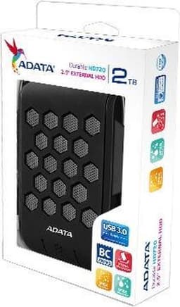 ADATA DashDrive Durable HD720 Externe Harde Schijf 2 TB Zwart — thumbnail 3