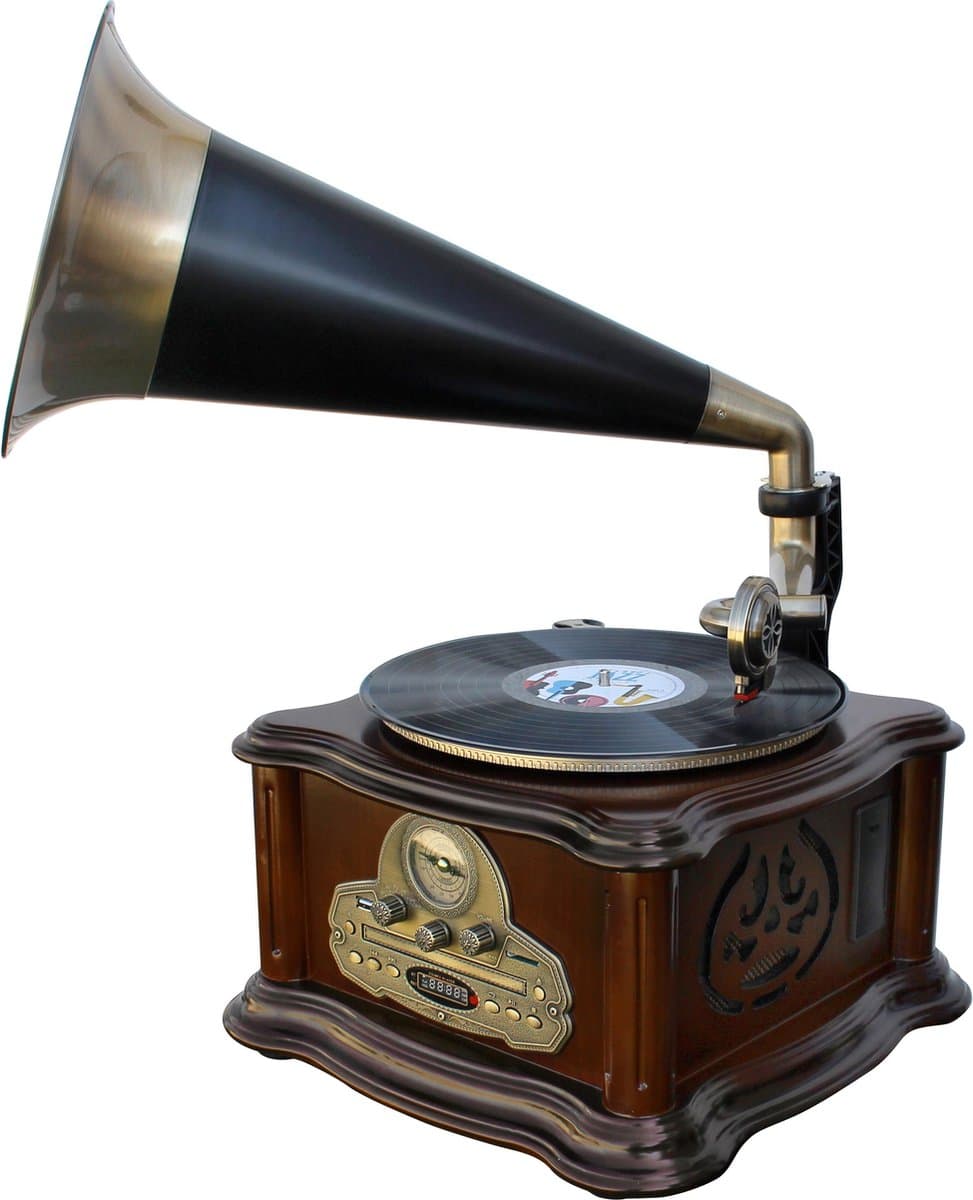 Soundmaster NR917 - Nostalgisch muziekcenter met grammofoon — afbeelding 1