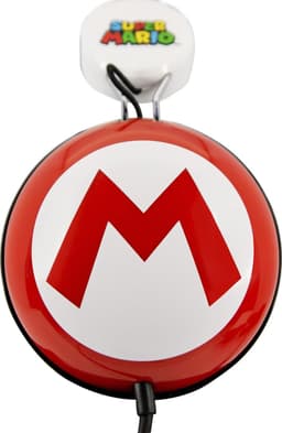 Super Mario - Iconic M - kinderkoptelefoon - verstelbaar - comfortabel - lange kabel — thumbnail 2