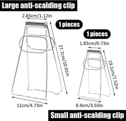 RVS Antislip Komgrijpers voor Magnetron en Airfryer — thumbnail 3