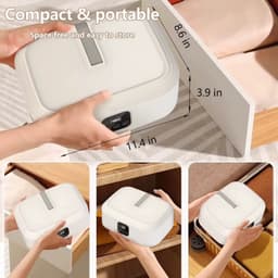 CreateEcom droger - wasdroger - kleding droger - Draagbare kledingdroger - Elektrische draagbare kledingdroger - Opvouwbare draagbare kledingdroger - UV-sterilisatie - met afstandsbediening — thumbnail 4