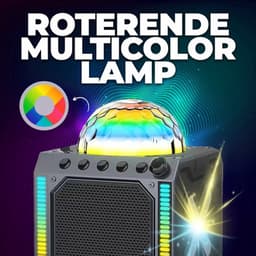 Karaoke Set kinderen met Microfoon & Disco Bal - KaraokeSet Kind met Bluetooth - Karaoke Machine - Zwart — thumbnail 4