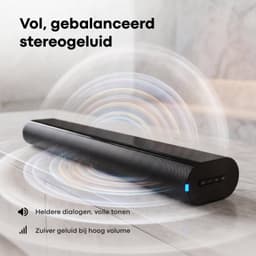 Vizual Soundbar – Soundbars voor TV – TV Speakers – Sound Bar – Soundbar met Bluetooth 5.3 – AUX – Compact 56 cm – Zwart — thumbnail 2