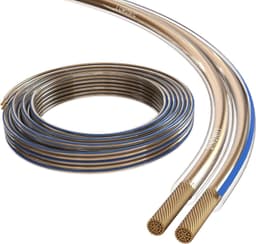 Merkloos Luidsprekerkabel 10m Transparant 2x0.5mm² CCA HiFi Audio — thumbnail 1