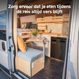 Koel-Vriescombinatie 45 Liter – Compressorkoeling – App-Bediening – Voor Camper, Auto en Boot – Zwart — thumbnail 5