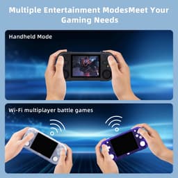 Handheld Spelconsole Black - 64 GB Opslag - 2.8 Inch IPS Scherm - Android Linux Systeem - Draagbare Emulator — thumbnail 3