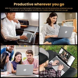 Laptop 16GB RAM 512GB SSD - 15,6 Inch Full HD IPS - Intel 6500Y Processor - Space Gray - Notebook — thumbnail 3