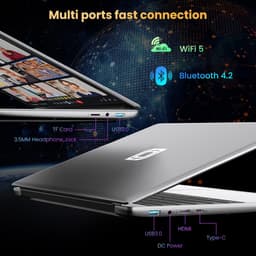 Laptop 16GB RAM 512GB SSD - 15,6 Inch Full HD IPS - Intel 6500Y Processor - Space Gray - Notebook — thumbnail 4
