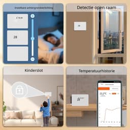 Warmara Thermostaat voor cv - CV Thermostaat - Slimme Thermostaat - Wit - 2cm x 13cm x 9cm — thumbnail 3