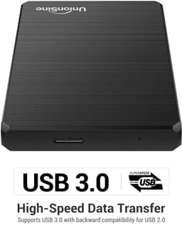 Lifero High-Speed Externe Harde Schijf 250GB - Draagbare HDD - USB 3.0 - Voor Windows & Mac - Geschikt voor Gameconsoles - Compact — thumbnail 5