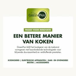 GreenPan Bistro XXL Airfryer 7.2L - Heteluchtfriteuse - PFAS-vrije antiaankleefklaag - 11 programma's - 1650W - Met spatelset - Pine Green — thumbnail 5