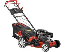 Zelfrijdende Benzine Grasmaaier - Loncin 196cc / 3.5 kW - Maaibreedte 53 cm - 4-in-1 - Opvangbak 62L - Met Snelheidsregeling