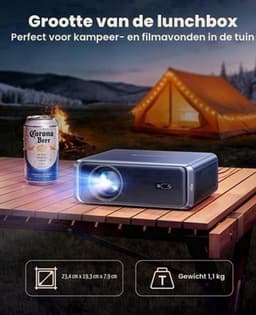 Beamer Smart - 1000 ANSI Lumen - Full HD 1080p Resolutie - LCD Scherm - Draagbaar Voor Thuisbioscoop — thumbnail 5