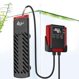 Aquariumverwarming, 100 W, PTC-verwarmingselement met thermostaat, instelbare temperatuur, aquariumverwarming met externe led-controller, display, aquariumverwarming voor 30-100 l — thumbnail 1