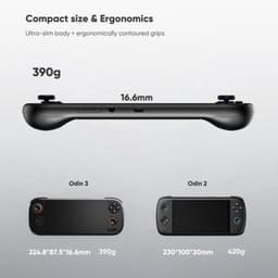 Gaming Handheld Odin 3 Max - 6 Inch 120Hz AMOLED Scherm - 16GB RAM - 512GB Opslag - Android 15 - Zwart — thumbnail 4