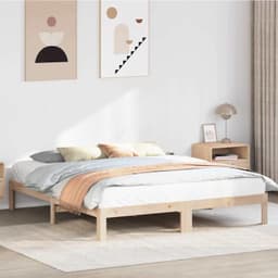 Bedframe van massief grenenhout, 160 x 200 cm — thumbnail 2