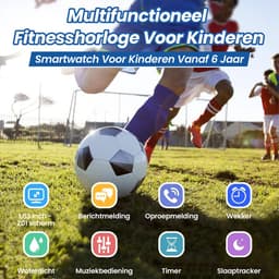 FOSMET Horloge Kind - Smartwatch Kinderen - 2G-Incl. Camera en 31 Kids Spelletjes - 512MB Geheugen - IP68 Waterdicht - Video Bellen& - USB Oplaadbaar Kinderhorloge SOS-Knop - Voor IOS & Android - Cadeaus Voor Jongens en Meisjes - Blauw — thumbnail 3