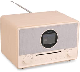 DAB Radio met CD Speler en Bluetooth - Audizio Lucca - FM en Internetradio - AUX en USB Stick Ingang - Wekker — thumbnail 4