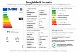 Mini Koelkast 33L – Drankenkoelkast met Glazen Deur – 0-10°C Instelbaar – Stil – LED Verlichting – Zwart — thumbnail 2
