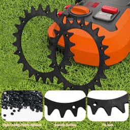 Robotic grasmaaier spikes 2pcs - zwart plastic - verbeterde grip - voor Worx Landroid S/M - ShopVlot — thumbnail 2