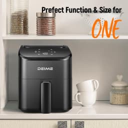 Compacte Digitale Heteluchtfriteuse 2.5L met Touchscreen en 1000W Vermogen — thumbnail 3