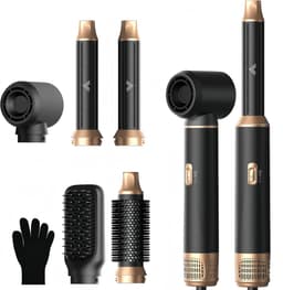 Hairstyler 5-in-1 Airstyler, haarstyler, lucht, krultang, föhn, thermische borstel, stijlborstel, set, multistyler, ronde borstel, föhn, warmluchtborstel, haarstyling-apparaten, haardroger — thumbnail 1