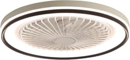 COVREO Plafondventilator met verlichting en afstandsbediening – Ventilator met RGB-licht – voor slaapkamer – 48,26 cm – Wit — thumbnail 5