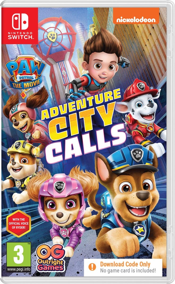 PAW Patrol: The Movie Adventure City Calls – Nintendo Switch (Code in a Box) — afbeelding 1