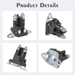 12V Starter Relay voor Grasmaaiers - Solenoid Vervangingsonderdeel — thumbnail 3