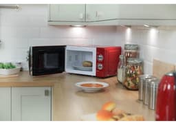 magnetron - solo-magnetron - voor het opwarmen van maaltijden - compact model - 17 liter - rood — thumbnail 2