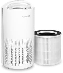 VONROC Luchtreiniger – 3-traps filter met HEPA – CADR 200 m³/u – wifi & app-bediening – voor ruimtes tot 25 m² – Wit — thumbnail 1
