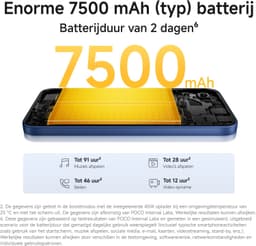 Xiaomi POCO C95 Pro - 6GB RAM - 128GB - Black - 7500mAh batterij met 45W turbo-opladen - Aangedreven door 45W turbo-opladen - Meeslepend 6.9" display — thumbnail 5