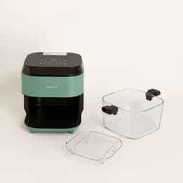 CREATE - Glazen heteluchtfriteuse van 6 L met vernevelingsfunctie - Salie - AIR FRYER STUDIO CRYSTAL LARGE — thumbnail 3