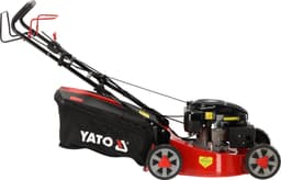 YATO YT-85507 Zelftrekkende Benzine Grasmaaier 48 cm - Loncin 196 cc (3.5 kW / 4.76 PK) - Met Aluminium Maaidek & Mulching - 55L Opvangzak - 8 Maaihoogtes - Verstelbare Handgreep — thumbnail 4