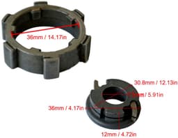 Grasmaaier Links en Rechts Aandrijving Ratel Houder Kit Voor GXV160 HR194SXA HR195SXA HR214 HR215 HRA214 HRA215 HRJ216 HRC215K1 HRC216K1 Maaier Borstel Snijder — thumbnail 3