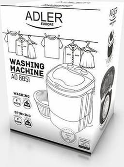 Adler AD 8051 Mini wasmachine met centrifuge — thumbnail 4