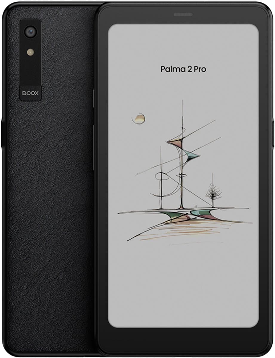 BOOX Palma2 Pro e-reader – Zwart – Krachtige 6,13" kleuren-ePaper e-reader in smartphone-formaat, met Android 15, Hybrid SIM-slot en Google Play Store — afbeelding 1