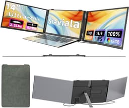 Siaviala S8 Pro 14" Portable Monitor | 1kg Ultralicht | 180° Kantelbaar | 100W Omgekeerd Opladen | Dual Speakers | Plug & Play | 300% Efficiëntie | Inclusief Alle Kabels — thumbnail 1
