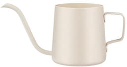 Roestvrijstalen filterkoffiezetapparaat met smalle uitloop-geschikt voor thuis, op kantoor, in de bar en het restaurant-250 ml-16 x 7,3 cm-Gebroken wit — thumbnail 1